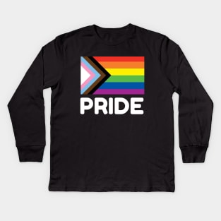 2020 Pride Flag All Inclusive Kids Long Sleeve T-Shirt